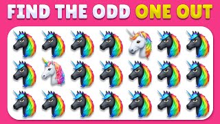 Can you Find the Odd Emoji out | Emoji Puzzle Quiz【Easy, Medium, Hard Levels】