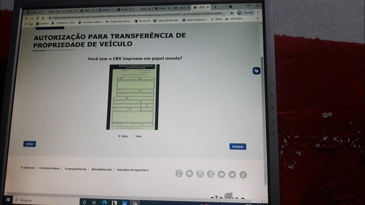 Como emitir crv veicular digital detran SP. YouTube