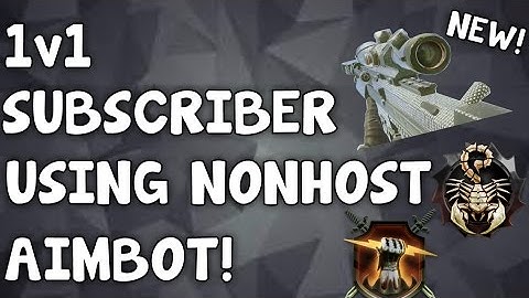 Black Ops 2 1v1 "Modder VS Subscriber!" Using Non-Host Aimbot! (Aimbot Trickshoting!)
