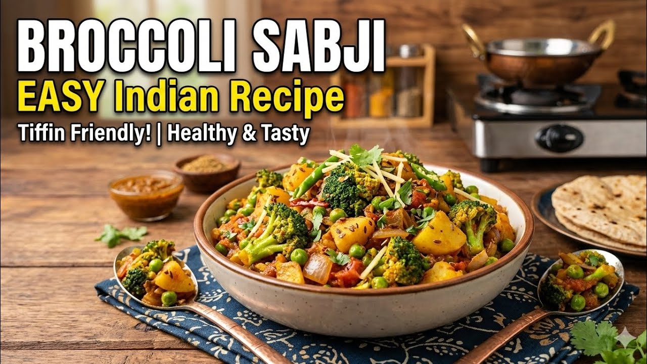 ​10-Minute Broccoli Fry | Healthy & Easy Lunchbox Recipe