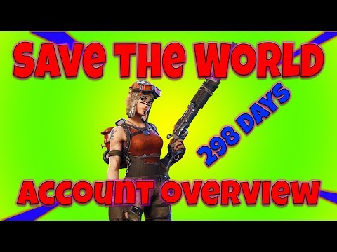 TcThief's Account Overview Fortnite Save the World| INSANE and other key buzzwords blah blah blah