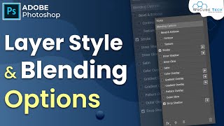 Layer Style / Blending Option in Photoshop (Drop Shadow)  Part I | Photoshop Tutorial #27