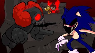 Friday Night Funkin Sonic.exe Vs Tricky You Cant Run Expurgation Fnf Mod