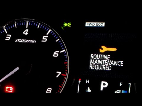 Vídeo: Como você redefine a luz de manutenção no Mitsubishi Outlander?