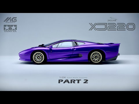 Jaguarジャガー XJ220 blue 1/18 ミニカー TopMarques 1:18