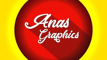 CorelDRAW Long Shadow Effect || Anas Graphics - 2019