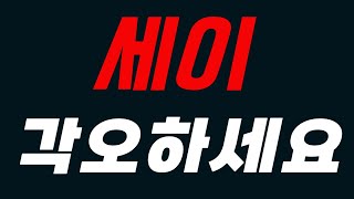 [세이코인] 각오하세요#세이 #세이코인 #세이전망 #세이대응전략 #세이급등 #세이분석