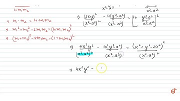 The locus of the point of intersection of the tangent to the circle x^2+y^2=a^2 ,which include...