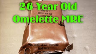 Eating 24 Year Old Omelette MRE  Oldsmokey Live Stream