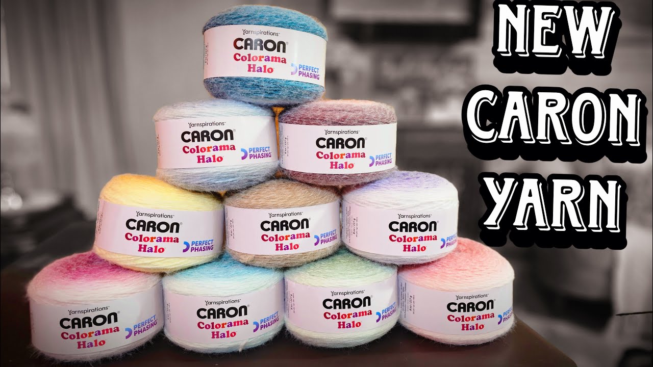 NEW Caron Yarn Review Colorama Halo Yarn 