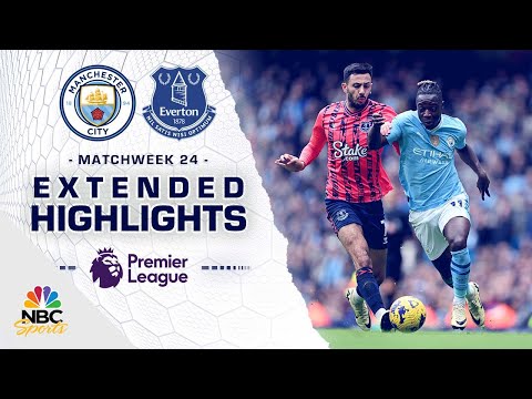 Manchester City v. Everton | PREMIER LEAGUE HIGHLIGHTS | 2/10/2024 | NBC Sports