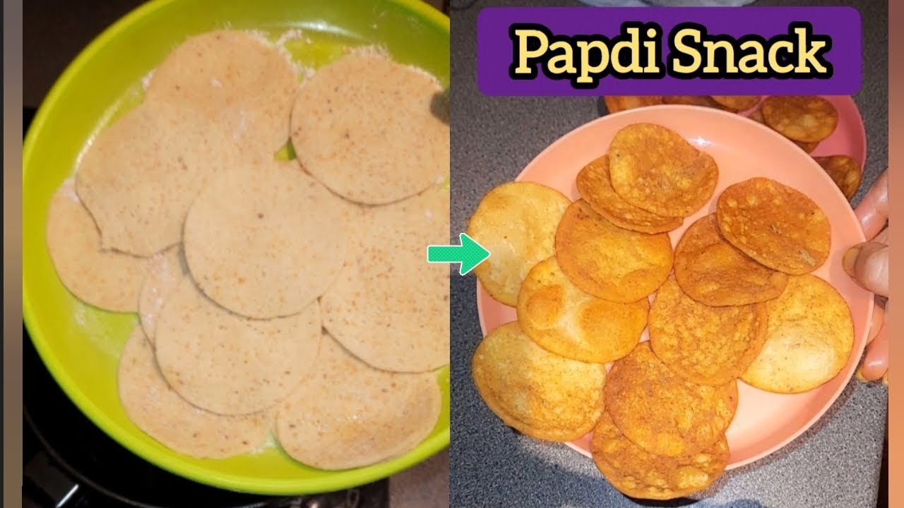 Papi Di Snack Papdi Snack | Snithas Kitchen | पापड़ी के स्नेक - YouTube