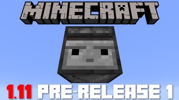 Minecraft Update: 1.11 Pre-Release 1: OBSERVER BLOCK FROWNY FACE