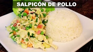 SALPICÓN DE POLLO | Cómo preparar salpicón de pollo | Recetas Peruanas | Sabroso