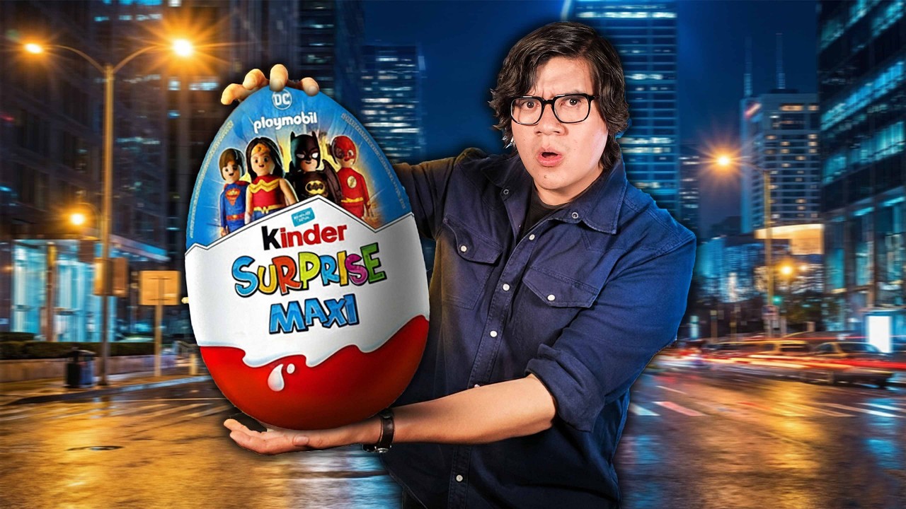 Abrí huevos Kinder de DC Playmobil... y salió ESTO 🤯💥 | El Tio pixel