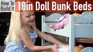 18in Doll Bunk Beds Rogue Engineer, Diy Baby Doll Bunk Bed