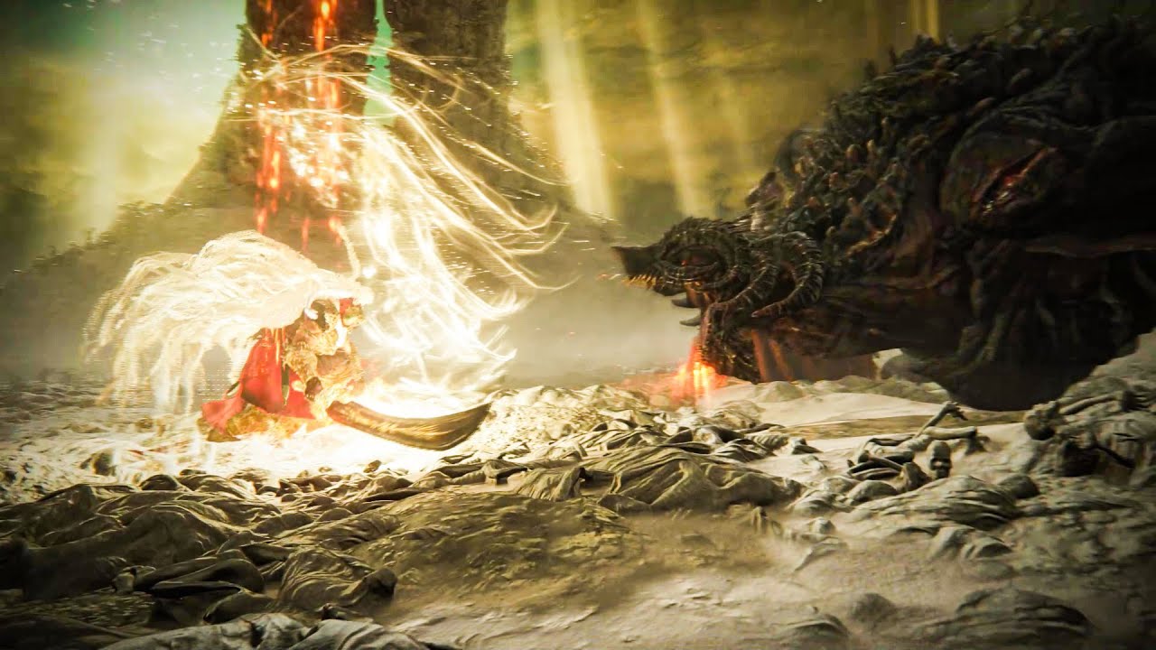 Elden Ring - Promised Consort Radahn vs Bayle the Dread | Shadow of the Erdtree