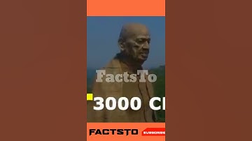 Statue Of Unity के बारे में अनोखे तथ्य😱 Unique Facts About Statue Of Unity |FactsTo| #shorts #fact