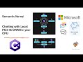 Microsoft Ai: Semantic Kernel c# SDK Chatting with Phi3 4k ONNX  CPU  #machinelearning #datascience
