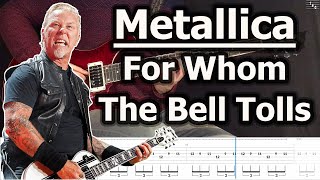 Metallica - For Whom The Bell Tolls | Guitar Tabs Tutorial