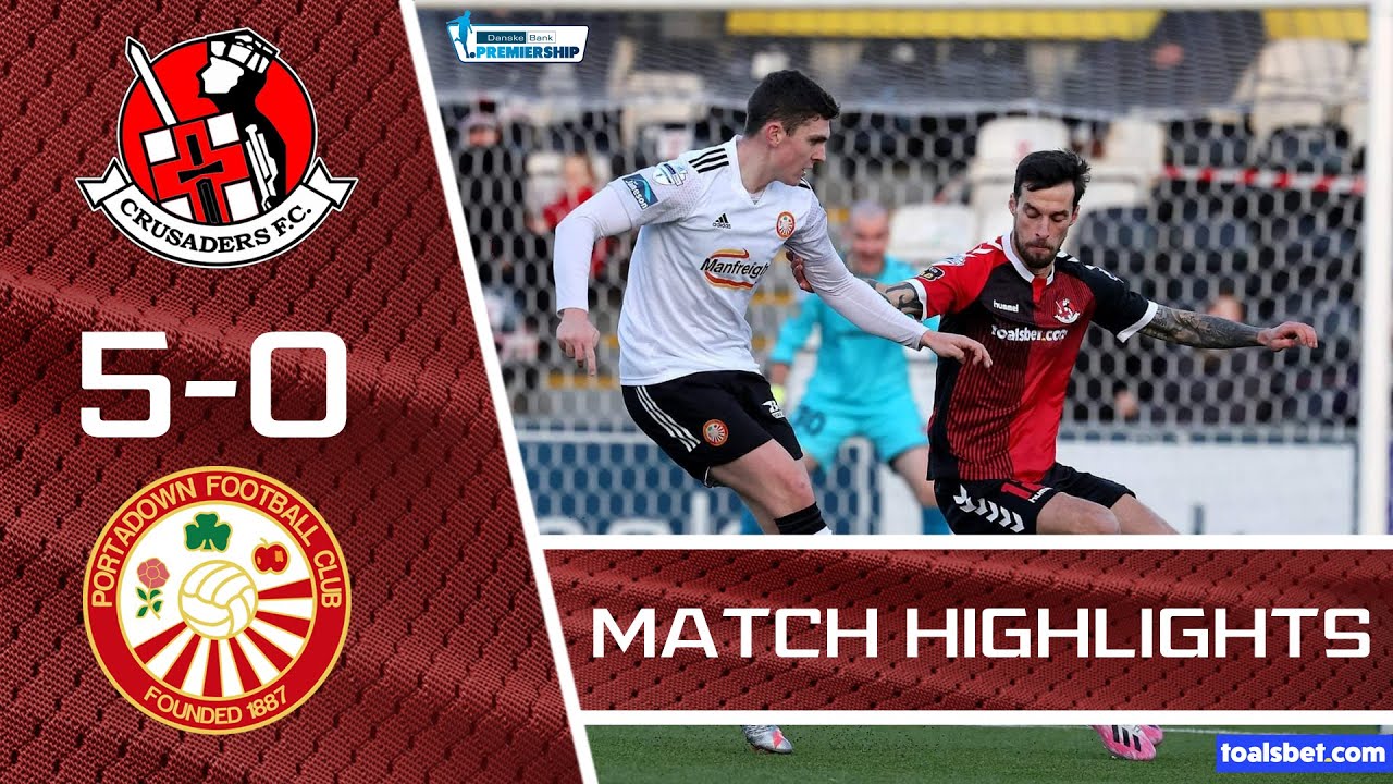 Crusaders 5 - 0 Portadown | Danske Bank Premiership | 12/12/20