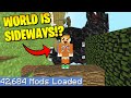 The Largest Modpack But The World Is Sideways