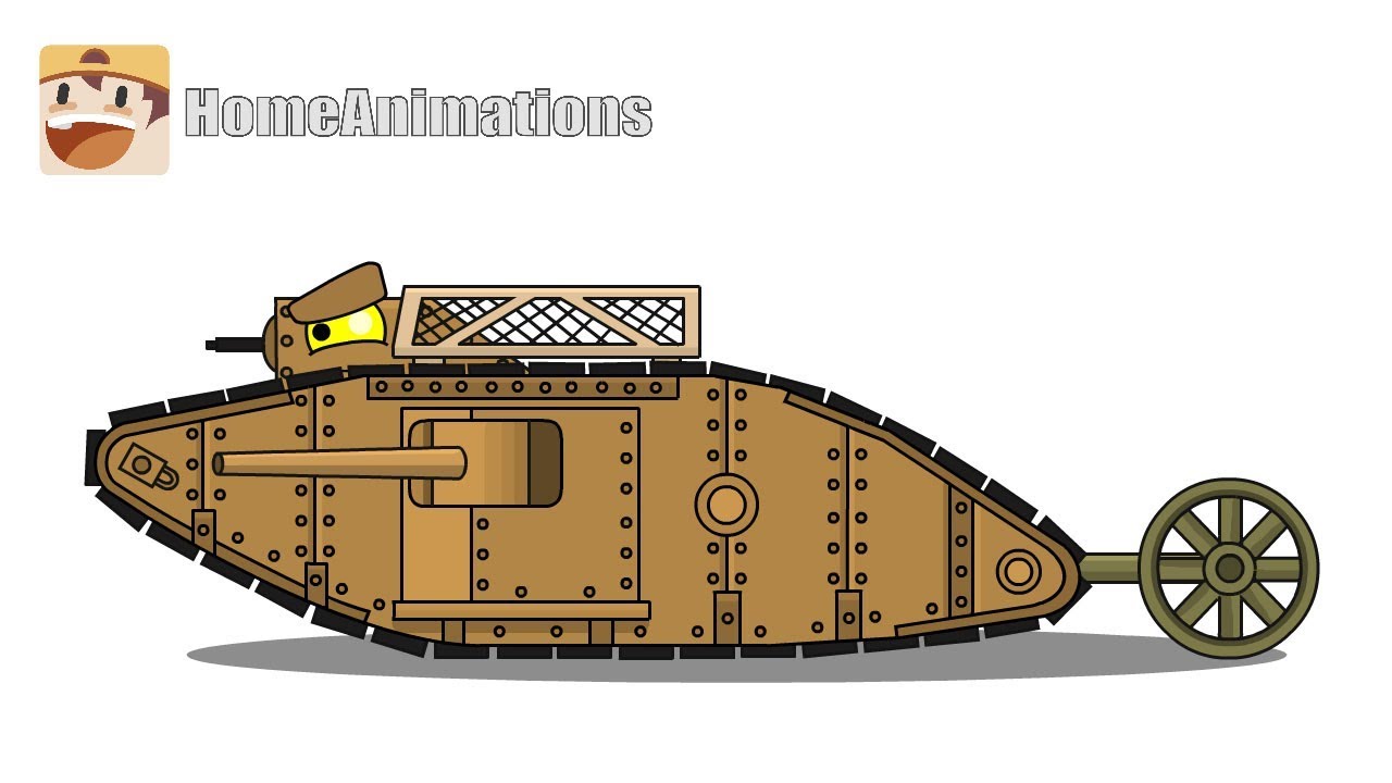Рисуем танки первой мировой войны - Мультики про танки