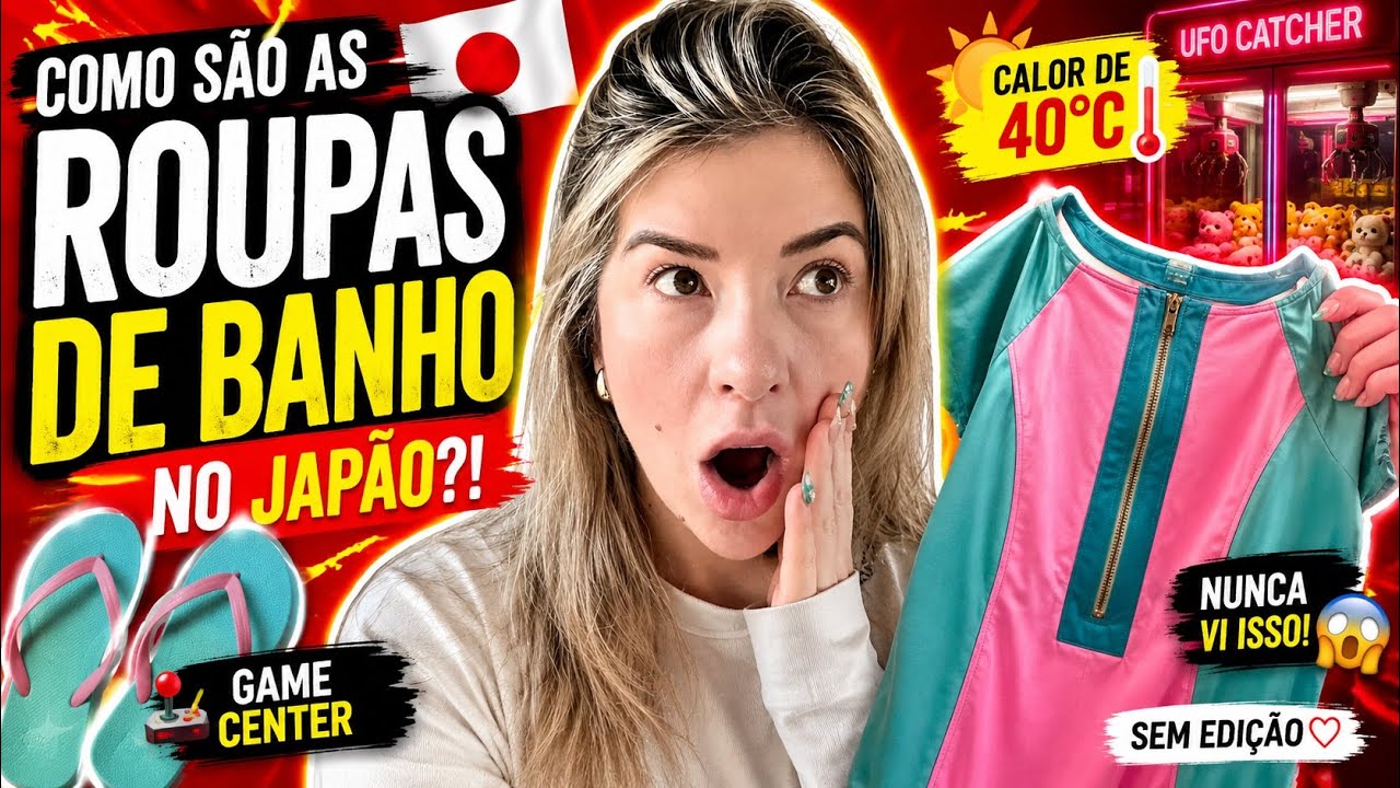 SEM EDIÇÃO #05 | As roupas de banho japonesas são diferentes? 🇯🇵