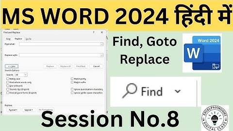 How to Use Find, Go To, and Replace in MS Word 2024 | #find #replace #microsoftword