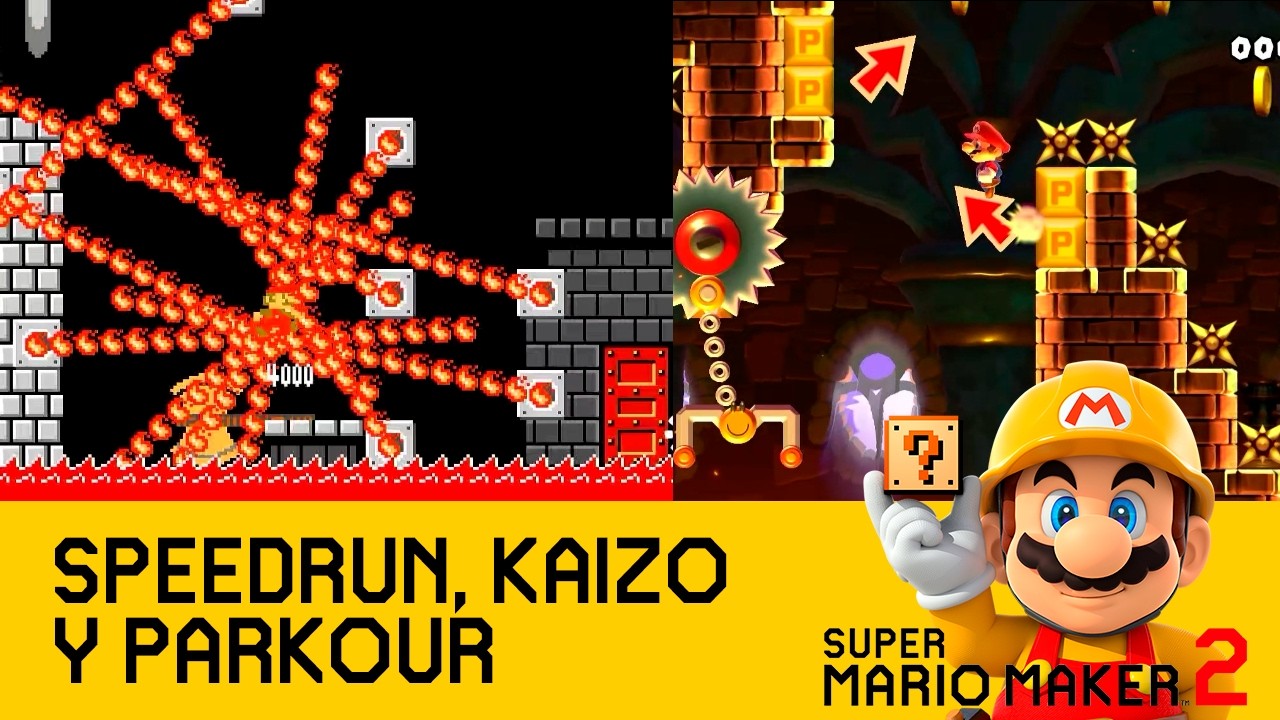 Super Mario Maker 2 - Niveles Kaizo y Parkour - YouTube