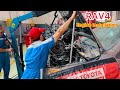 2AR engine installation after reassembly of Toyota RAV4