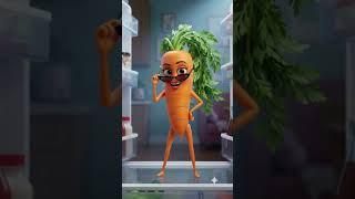 Gobi,gajar aur aloo ka kadhai ka kalesh😂 #vegetables #animation #comedy #funny #lovestory