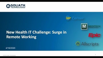 Health IT: Surge In Remote Working and the New IT Challenge