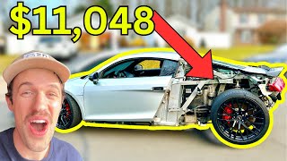 REBUILDING A CRASHED AUDI R8 AS CHEAP AS POSSIBLE