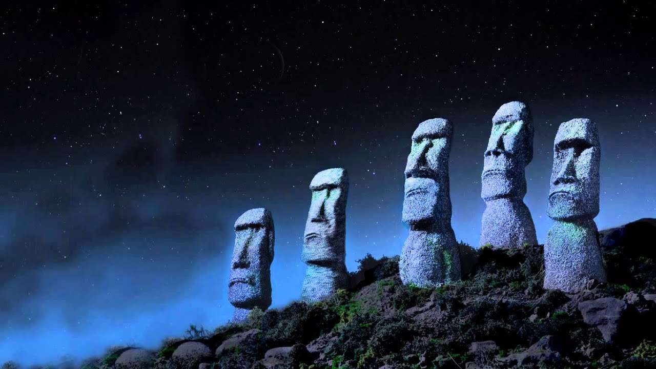 Bing 2013 04 01 Moai statues on Easter Island, Chile - YouTube