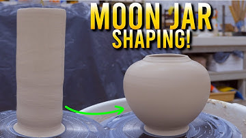 How to Shape a Moon Jar / Orb Vase || Can I Fix This Frumpy Wobbly Vase?
