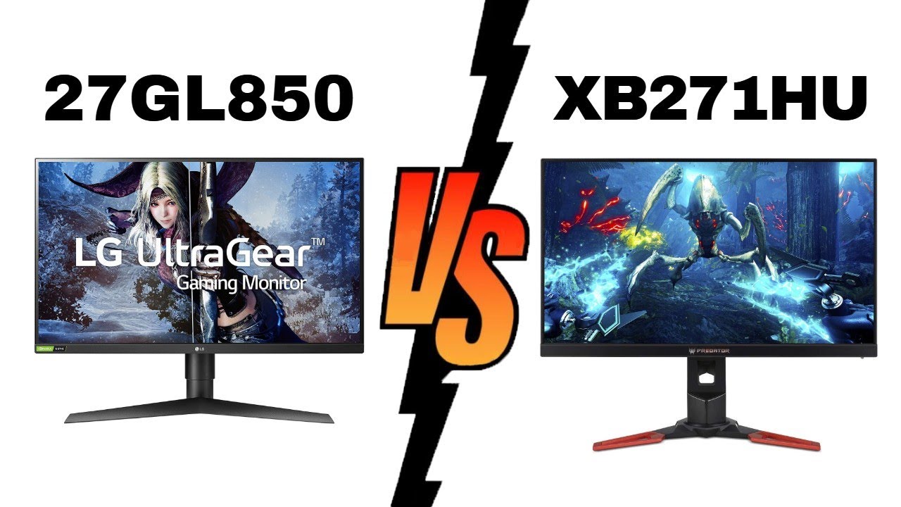 LG 27GL850 vs Acer XB271HU - Which 