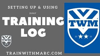 How to Use a TRAINING LOG - track your running mileage