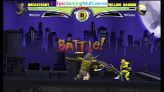 Rocksteady VS Yellow Ranger In A Power Rangers VS TMNT Ultimate Hero Clash 2 Match / Battle / Fight screenshot 5