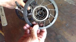 Recoil starter spring winding and install