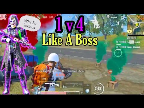 1 v 4 Like A Boss 😈 - PUBG MOBILE LITE - SG SULTAN