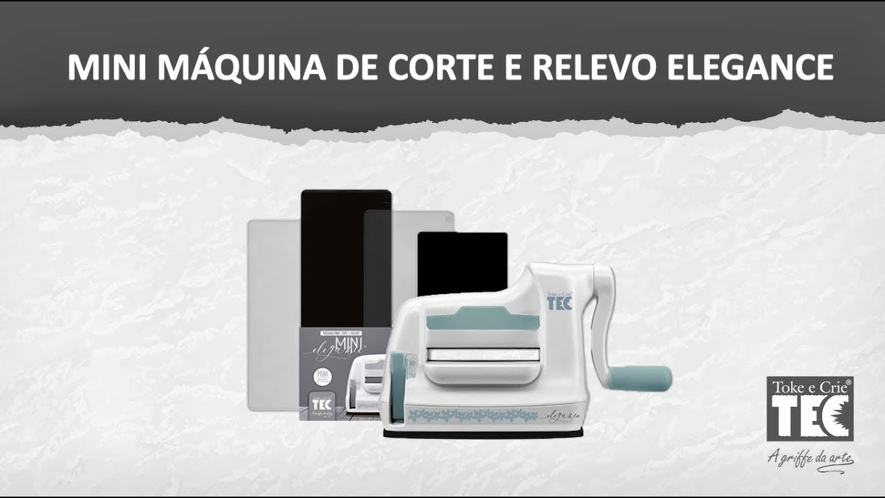 Mini Máquina para Corte e Relevo Elegance!