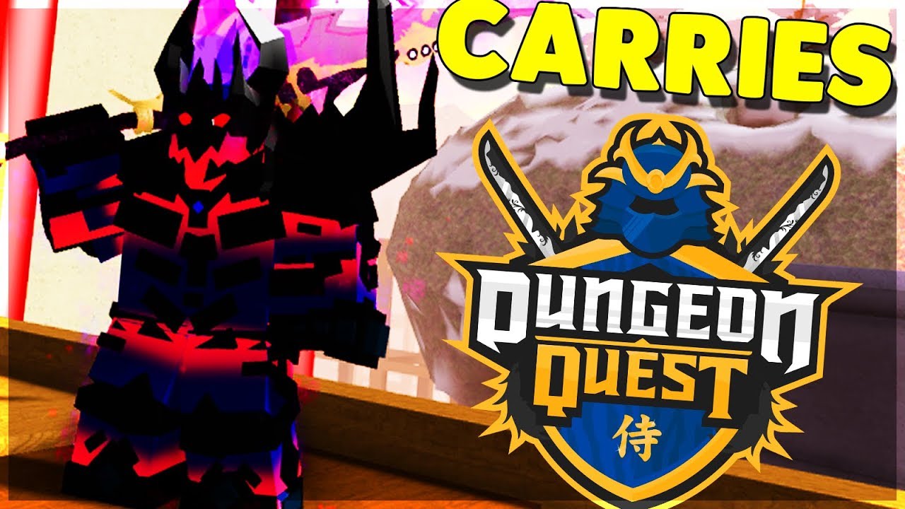 Chaos Knight Carries People In Dungeon Roblox Dungeon Quest - roblox gold knight armor