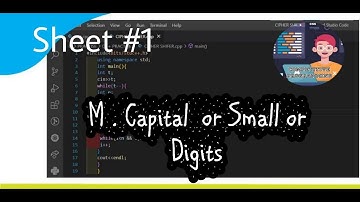 M. Capital or Small or Digit || ICPC Assiut || Programming With Sakib ||