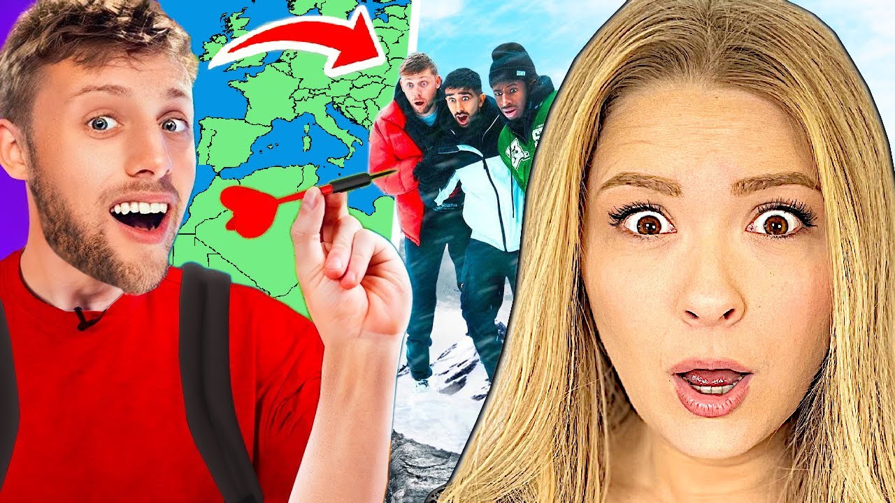 Americans React To SIDEMEN THROW A DART AND GO WHERE IT LANDS (EUROPE EDITION)