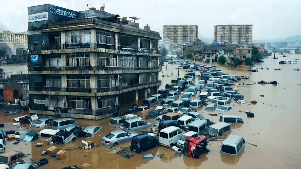 Inundații masive lovesc estul Japoniei! 1,6 milioane sub ordine de evacuare!