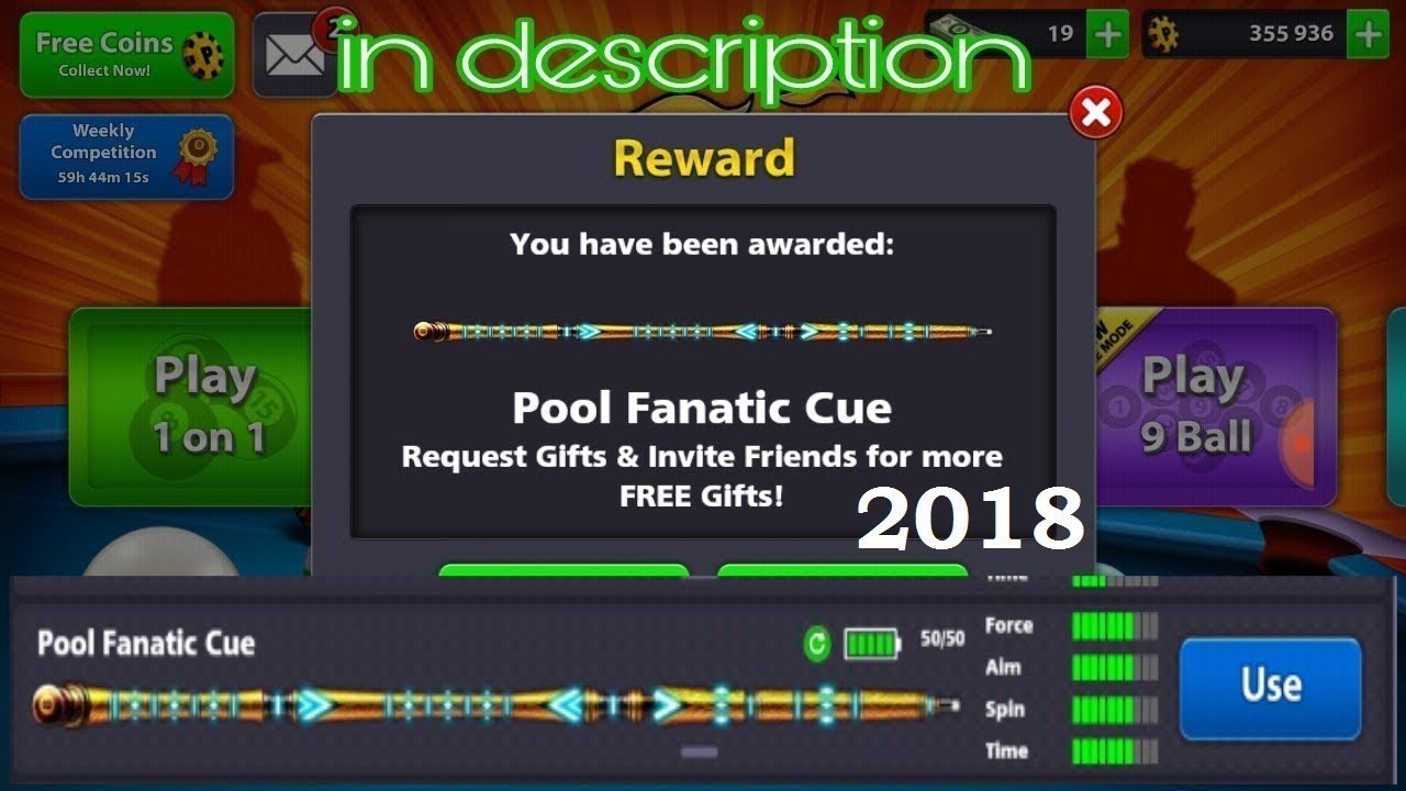 How To Get Fanatic Cue Account In April 2018 - 8 Ball Pool