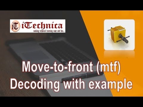 32. Move-to-front (mtf) decoding with example