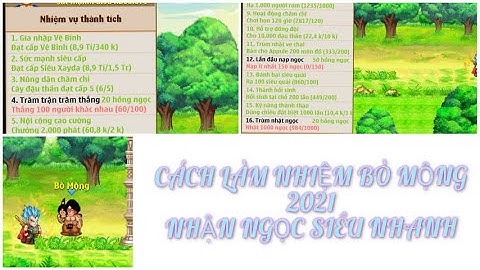 Cách làm nhiệm vụ Bò Mộng nhận ngọc nhanh nhất cho người mới chơi | Ngọc Rồng Online