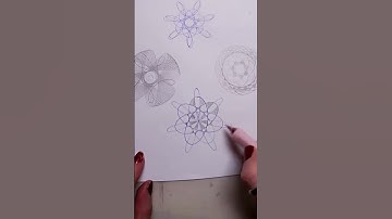 How to Make a Beautiful Mandala with a Spirograph #shorts